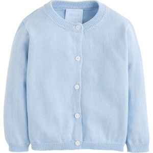 Little English Light Blue Essential Cardigan
